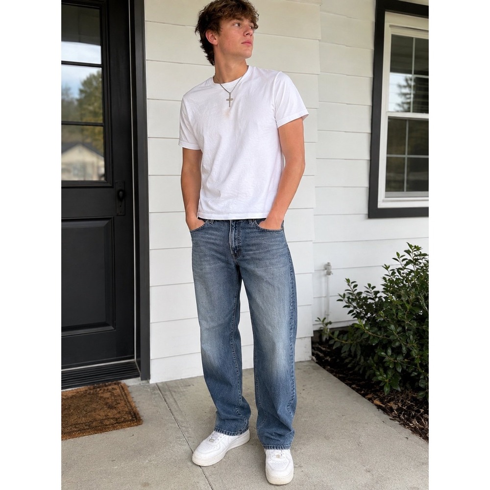 Lucky Brand 429 Classic Straight Leg Jeans (36x34)